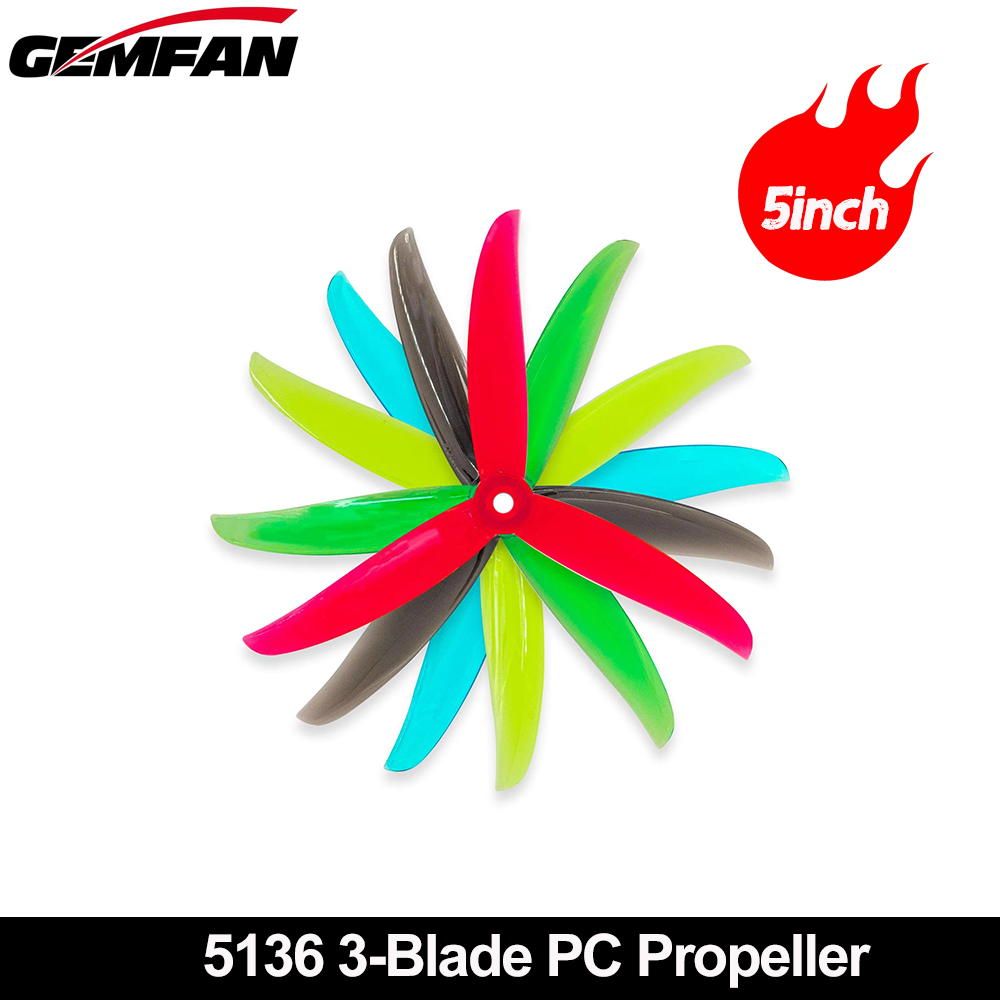 Gemfan VANOVER 5136 3 Blade PC - Fpv Drone Propeller review and price